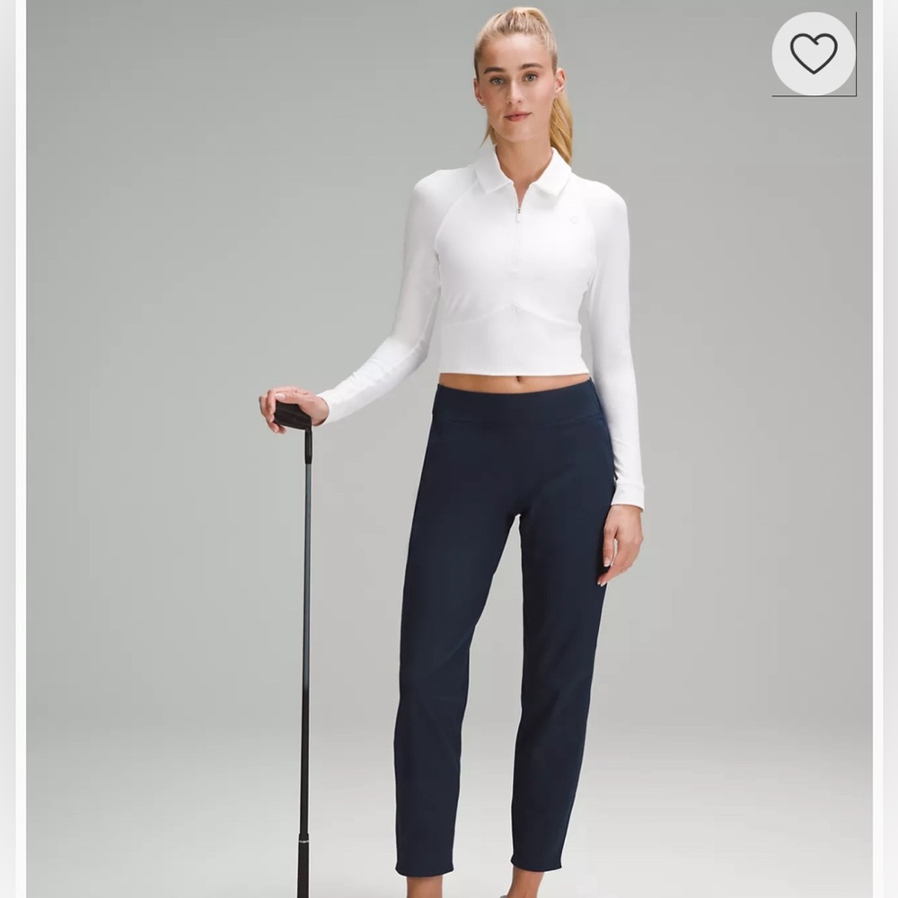 Lululemon Warpstreme Mid-Rise Golf Pants Women’s Classic Black Size 28 Small